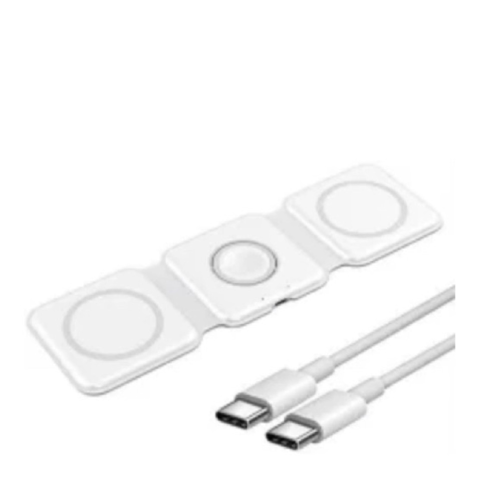 3in1 Magnetic Wireless Charger for iPhone/ Android